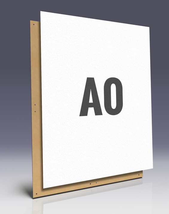 Affichenpapier A0 Plakate - ideal zum Plakatieren auf Hartfaserplatten